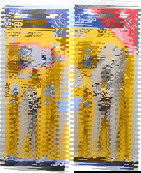 Plier Set: 4 Pc, Locking Pliers